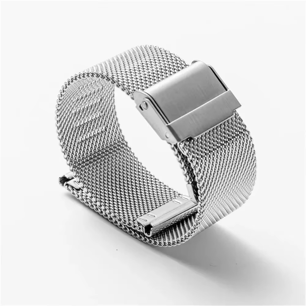 Bracelet Milanese Loop 18mm 20mm 22mm 24mm, bracelet universel à libération rapide en acier inoxydab