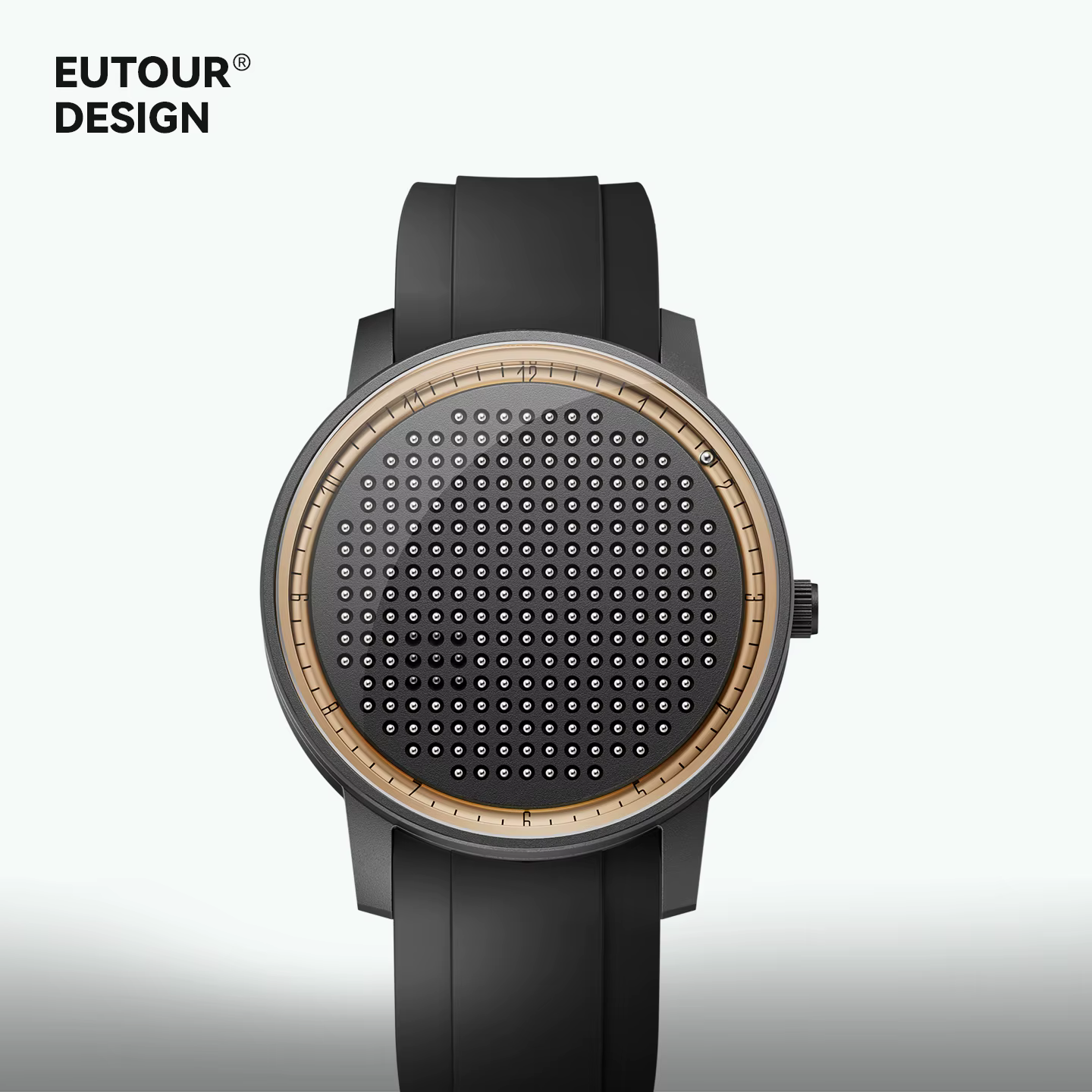 EUTOUR 2025 Nouvelle montre à quartz magnétique tendance décontractée, montres simples pour hommes,