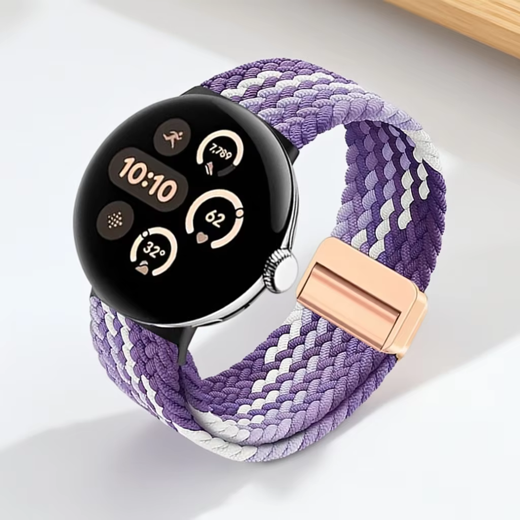 Bracelets en nylon sportifs pour Google Pixel Watch / Google Pixel Watch 2 / Pixel Watch 4/3 41 mm, 