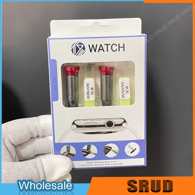Kit d'ouverture et de démontage 4-en-1 pour Apple Watch S4 S5 S6 S7 S8 S9 S10 – Outils de réparation