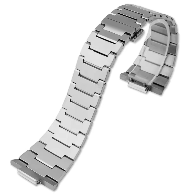 Bracelet de montre en acier inoxydable massif pour Tissot PRX Powermatic 35mm 40mm, à dégagement rap