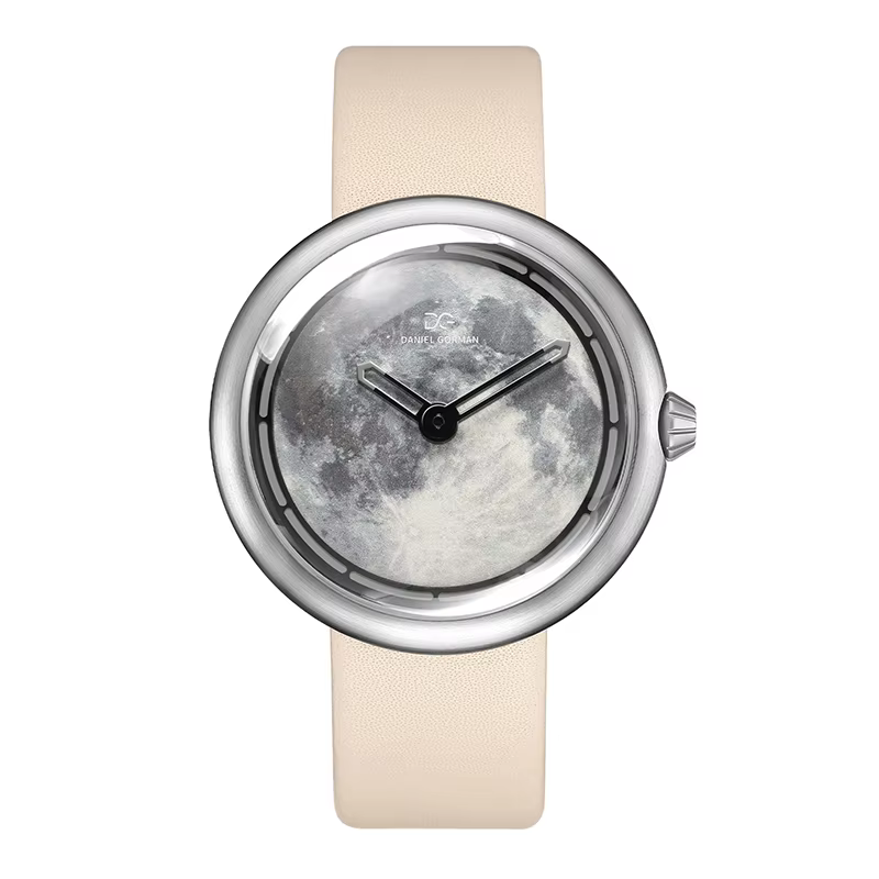 DANIEL GORMAN montres pour hommes créatif terre mode montre-bracelet à Quartz en cuir montre de Spor