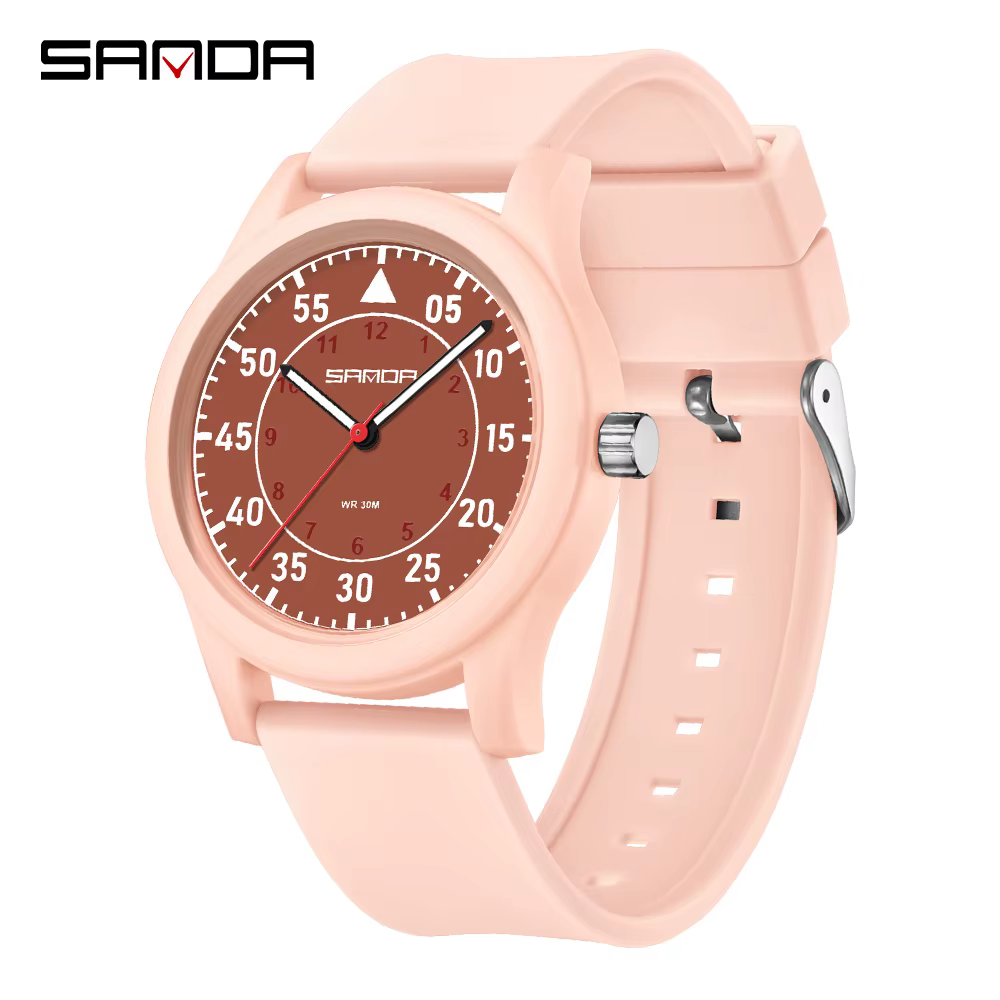 SANDA femmes montres de luxe mode dames montre à Quartz haut élégant marque montre lumineuse étanche