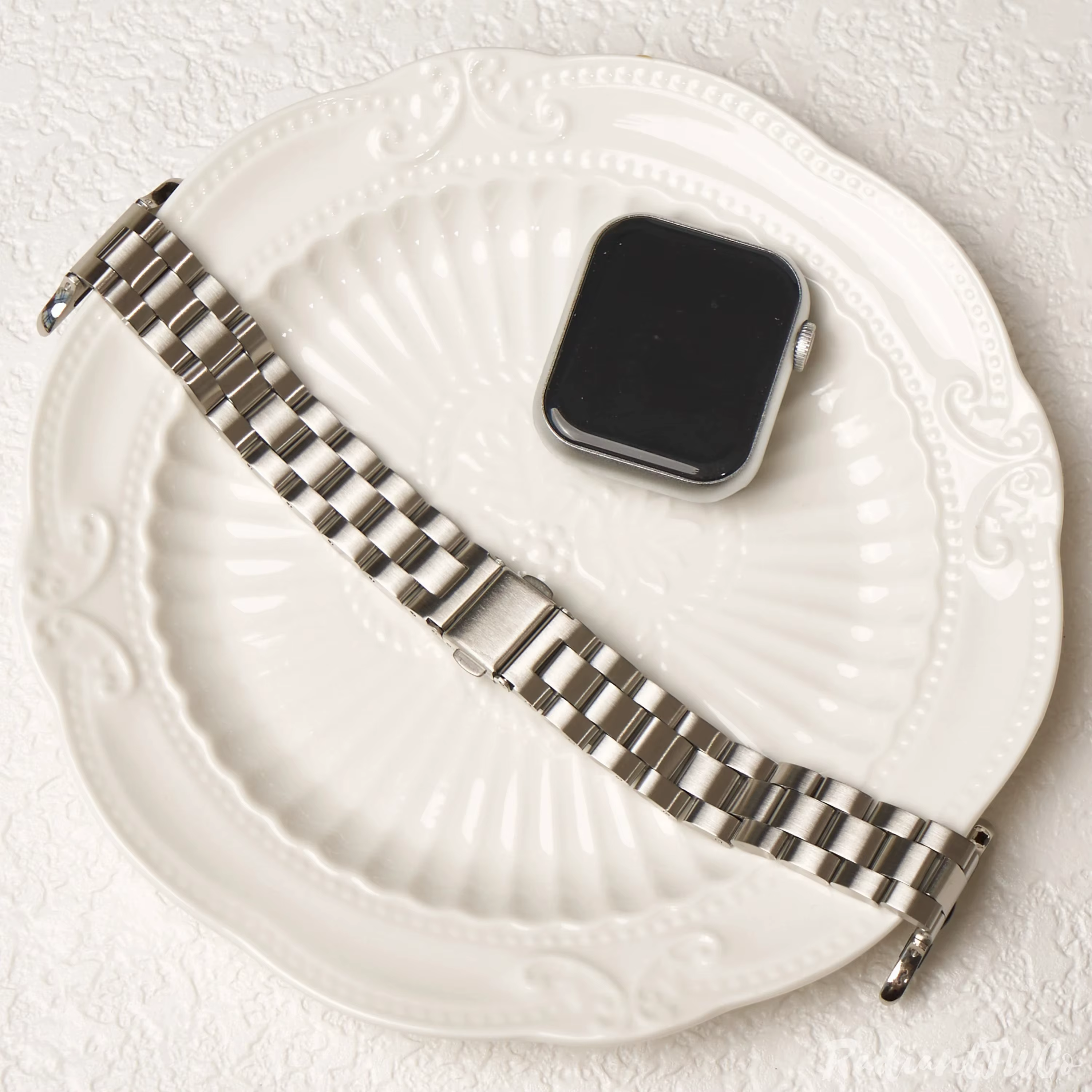 Bracelet fin pour Apple Watch, 45mm 41mm 44mm 40mm 42mm 38mm 49mm, Bracelet métallique en acier inox