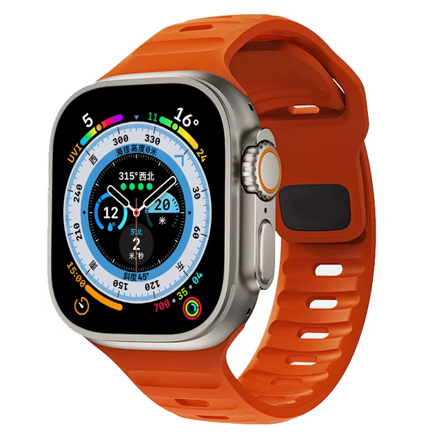 Bracelet sport en silicone pour Apple Watch Band, 38 Correa Bracelet, iWatch Series 9, 8, 7, 6, 5, 4