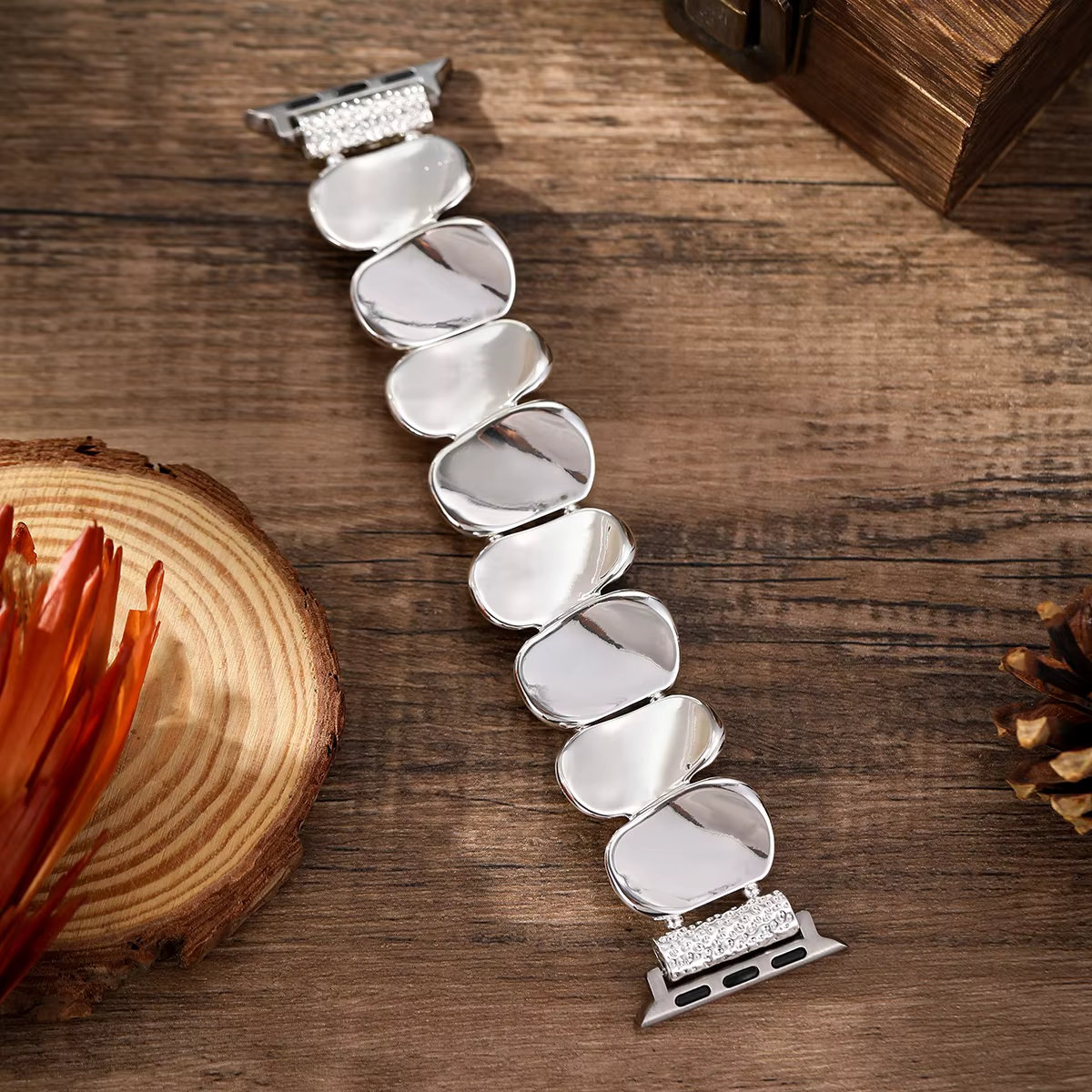 Chaîne de Bracelet à paillettes pour Apple Watch Ultra 3 2 49mm 46mm 45mm 44 42mm 41mm, Bracelet en