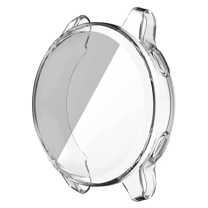 Étui de montre transparent pour Garmin Vivoactive 5/6, Venu 2, design en TPU avec retrait facile, co