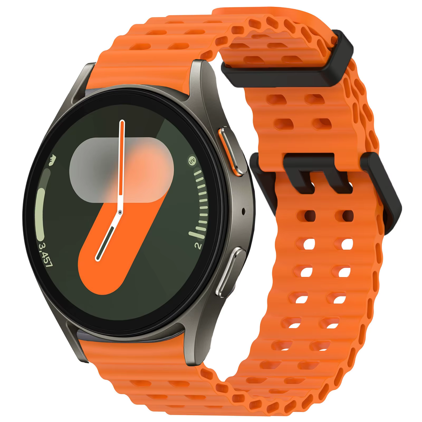 Bracelet pour Samsung Galaxy Watch 7/6/5 Pro/4 classique 40mm 44mm Sport Silicone sans espaces poign