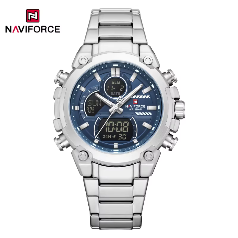 NAVIFORCE Nouvelle Montre-Bracelet 2026 pour Hommes, Design Original, Étanche, Numérique, Tendance, 