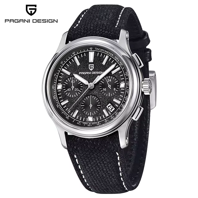 PAGANI DESIGN nouveaux hommes montre haut de gamme montres à Quartz pour hommes verre saphir chronog