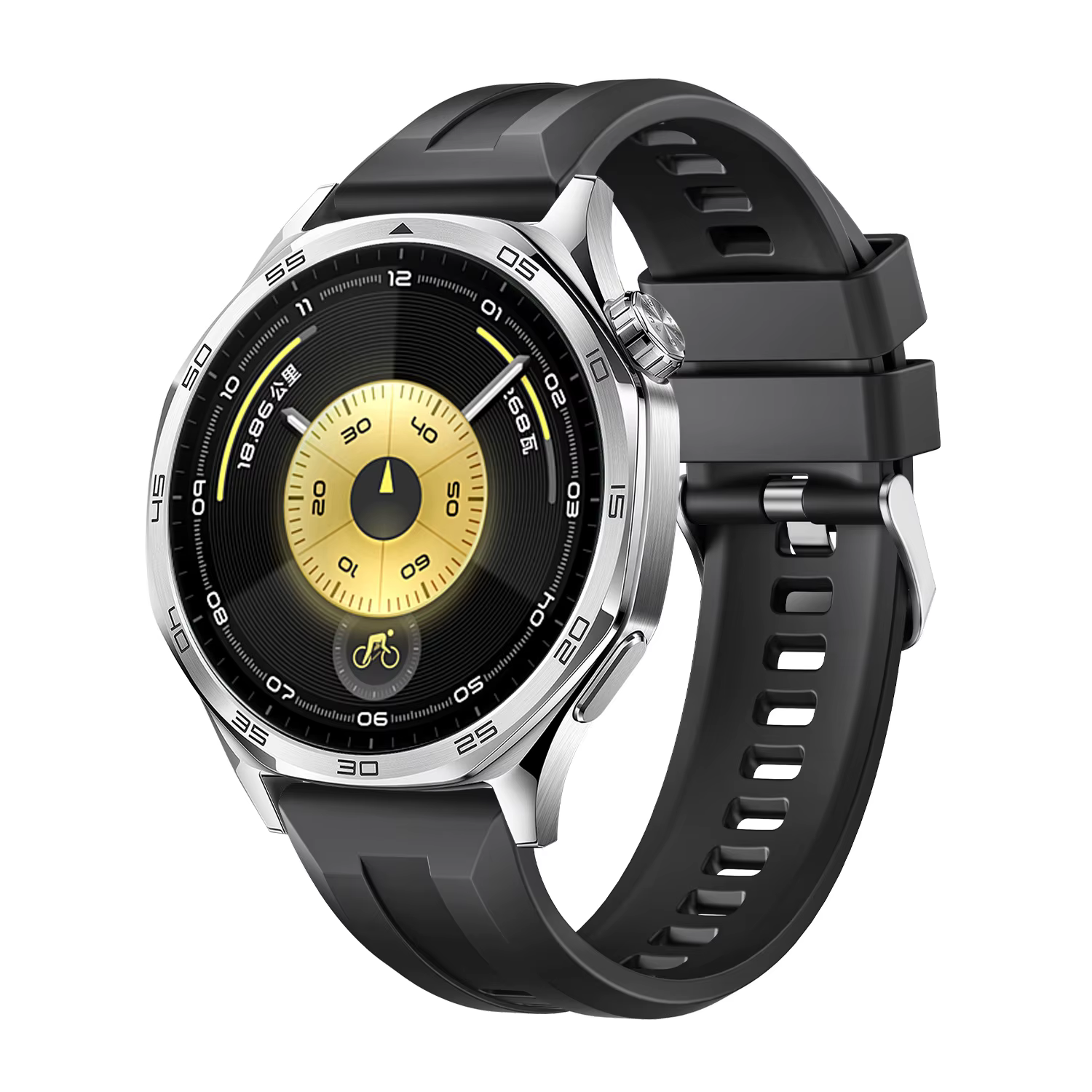 Bracelet officiel en Silicone Composite, 22mm, pour HUAWEI WATCH GT 6 5 4 46mm/Watch 4 5 Pro/WATCH G