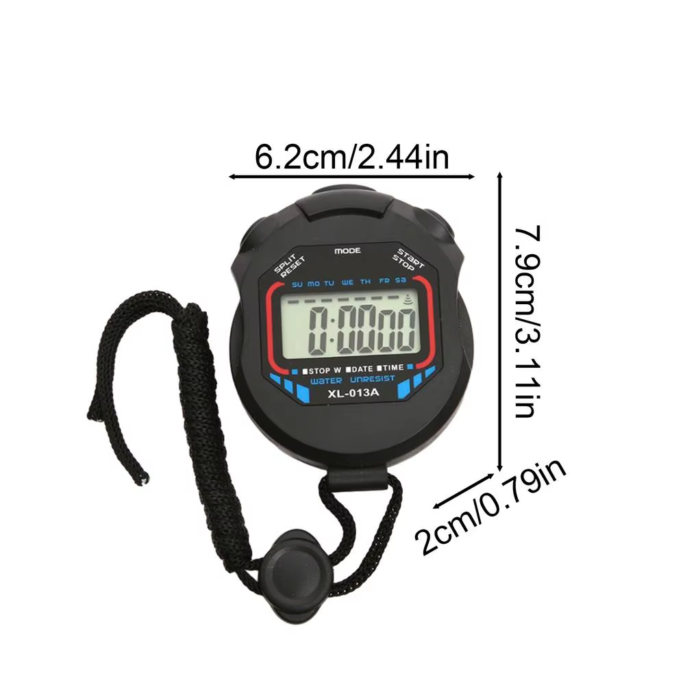 Chronomètre minuterie Portable affichage numérique sport Fitness minuterie minuteries numériques ave