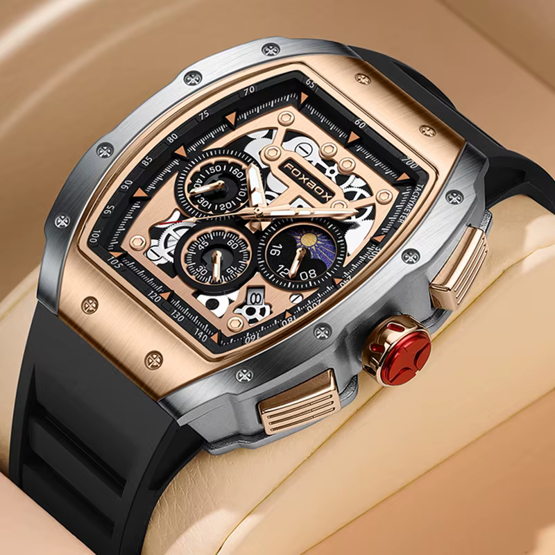 Nouvelle montre de sport 2026 pour homme, montre de luxe de marque supérieure, montre-bracelet chron
