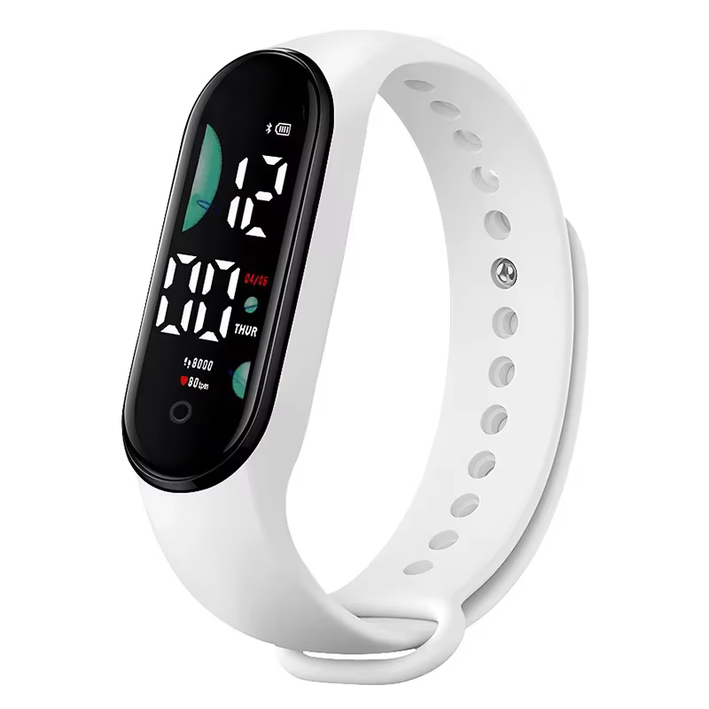 Montre de sport électronique LED montre-Bracelet numérique pour femmes mode décontracté Simple Silic
