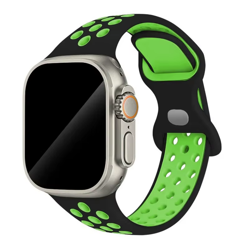 Bracelet pour Apple Watch, 44mm, 49mm, 45mm, 40mm, 41mm, 38mm, 42mm, bracelet de sport respirant, iw