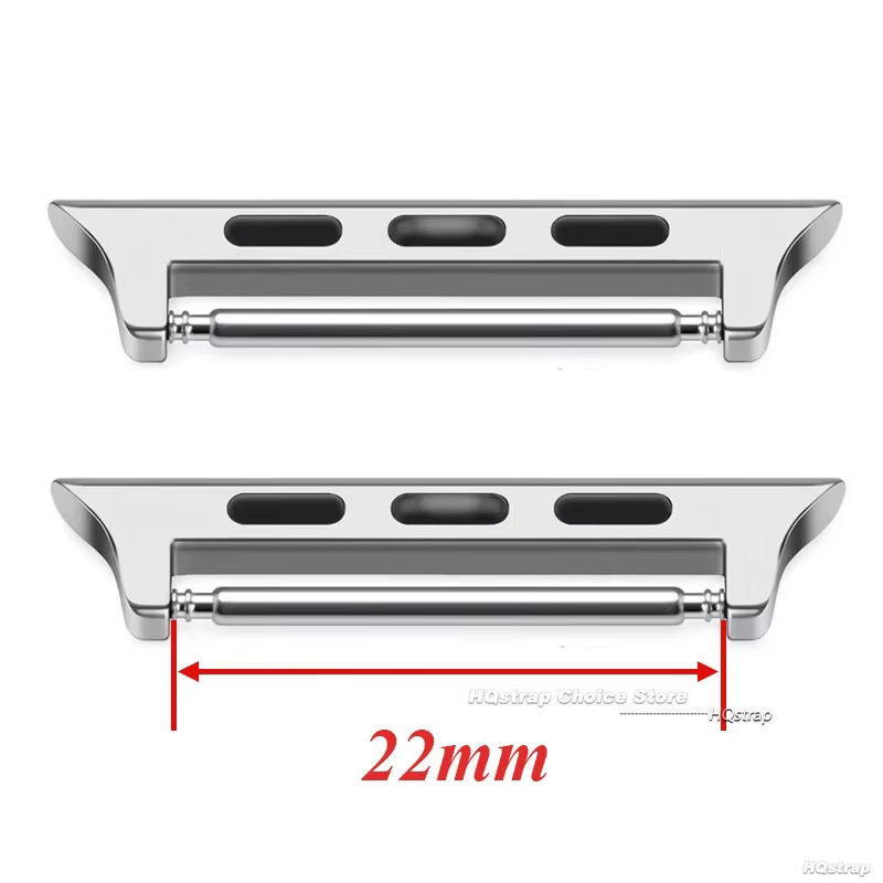 Connecteur de bracelet de montre pour Apple Watch, adaptateur métallique 45mm 44mm 42mm 41mm 38mm po