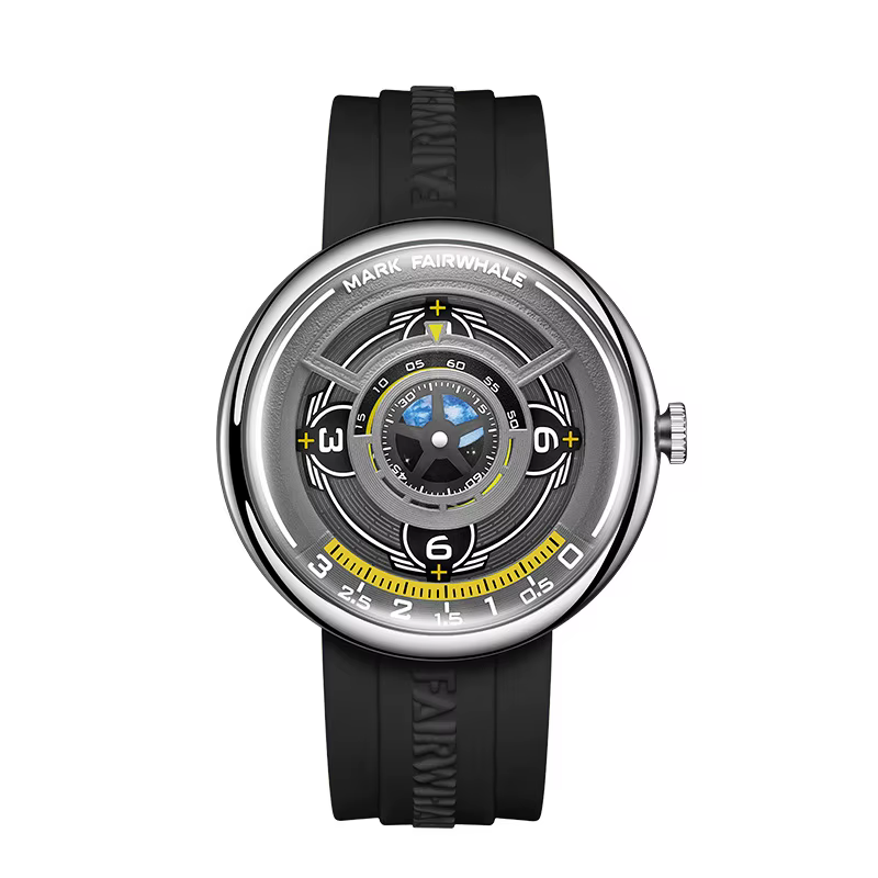 Mark Fairwhale 5990 à la mode décontracté terre 3D Relojes Hombre à la mode lumineux montre-bracelet