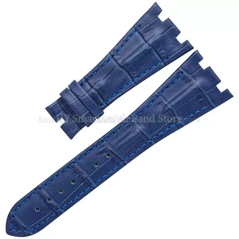 Bracelet de montre en cuir de 28mm, pour Royal Oak Offshore 26133/15500/15710/15400/15703, Bracelet