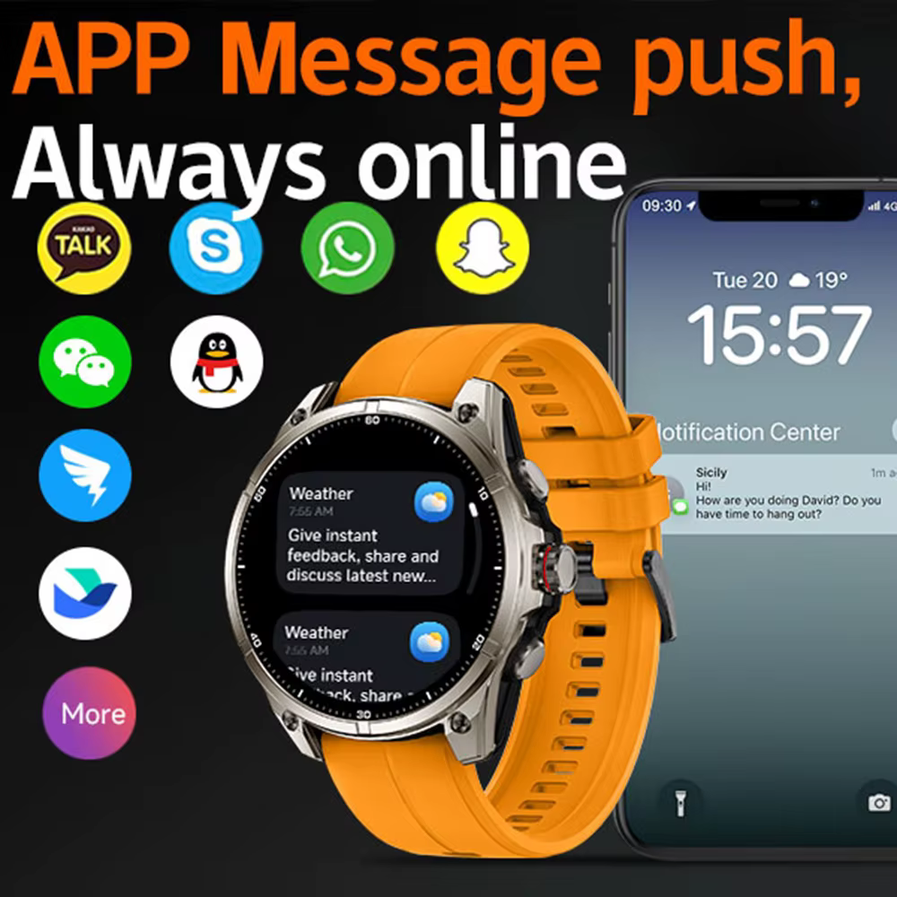 2025 nouvelles montres intelligentes GPS Sport de plein air GPS intégré altimètre baromètre boussole