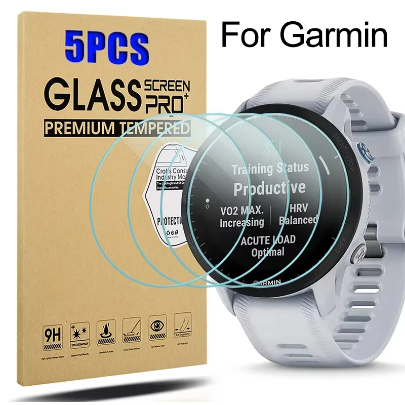 Protecteur d'écran pour montre intelligente, en verre trempé, pour Garmin Fenix 7 6 6S 6X 5 5S/Vivoa