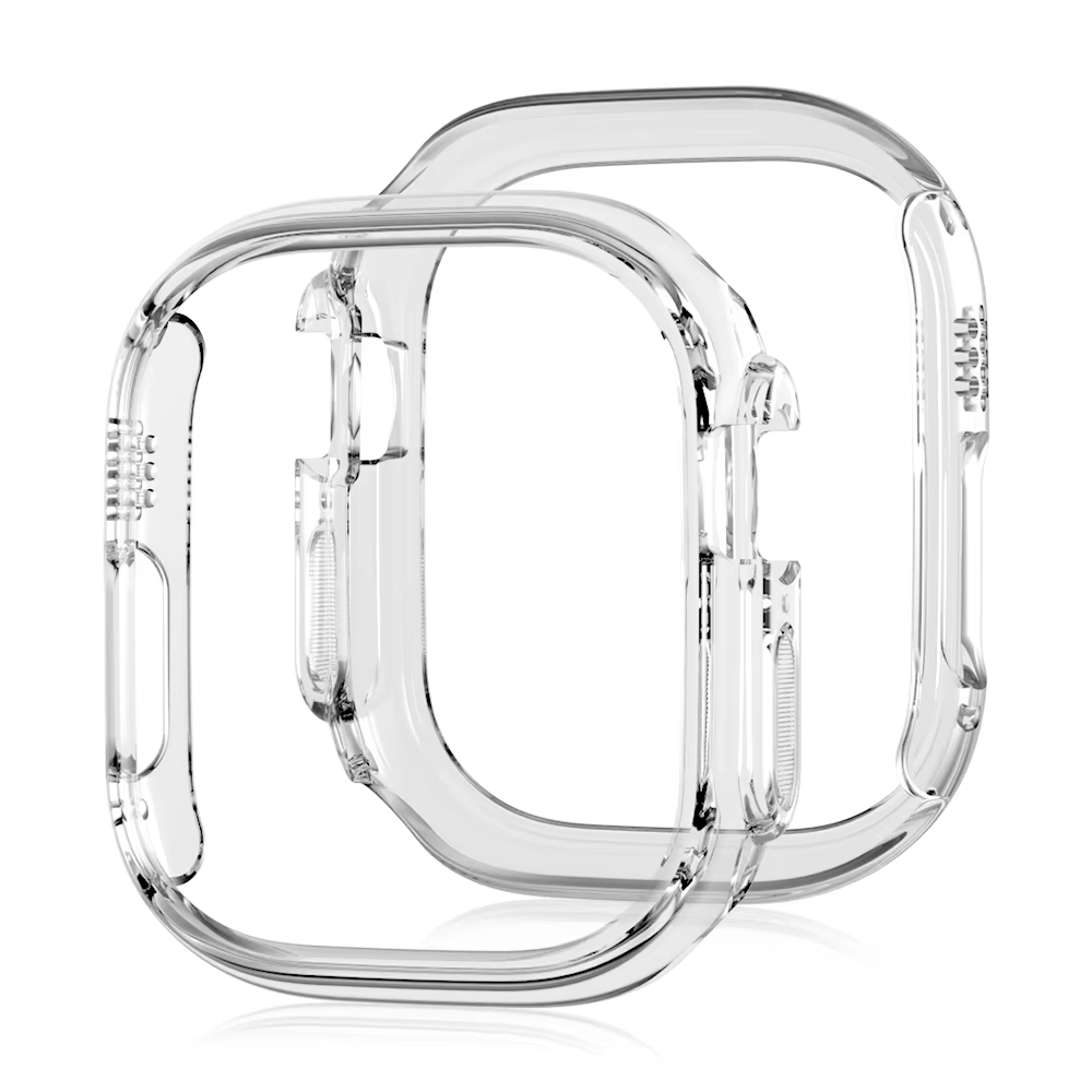 Pour Apple Watch Ultra 49 45mm 41mm 38mm 42 40mm 44 46mm couverture rigide PC pare-chocs cadre pour