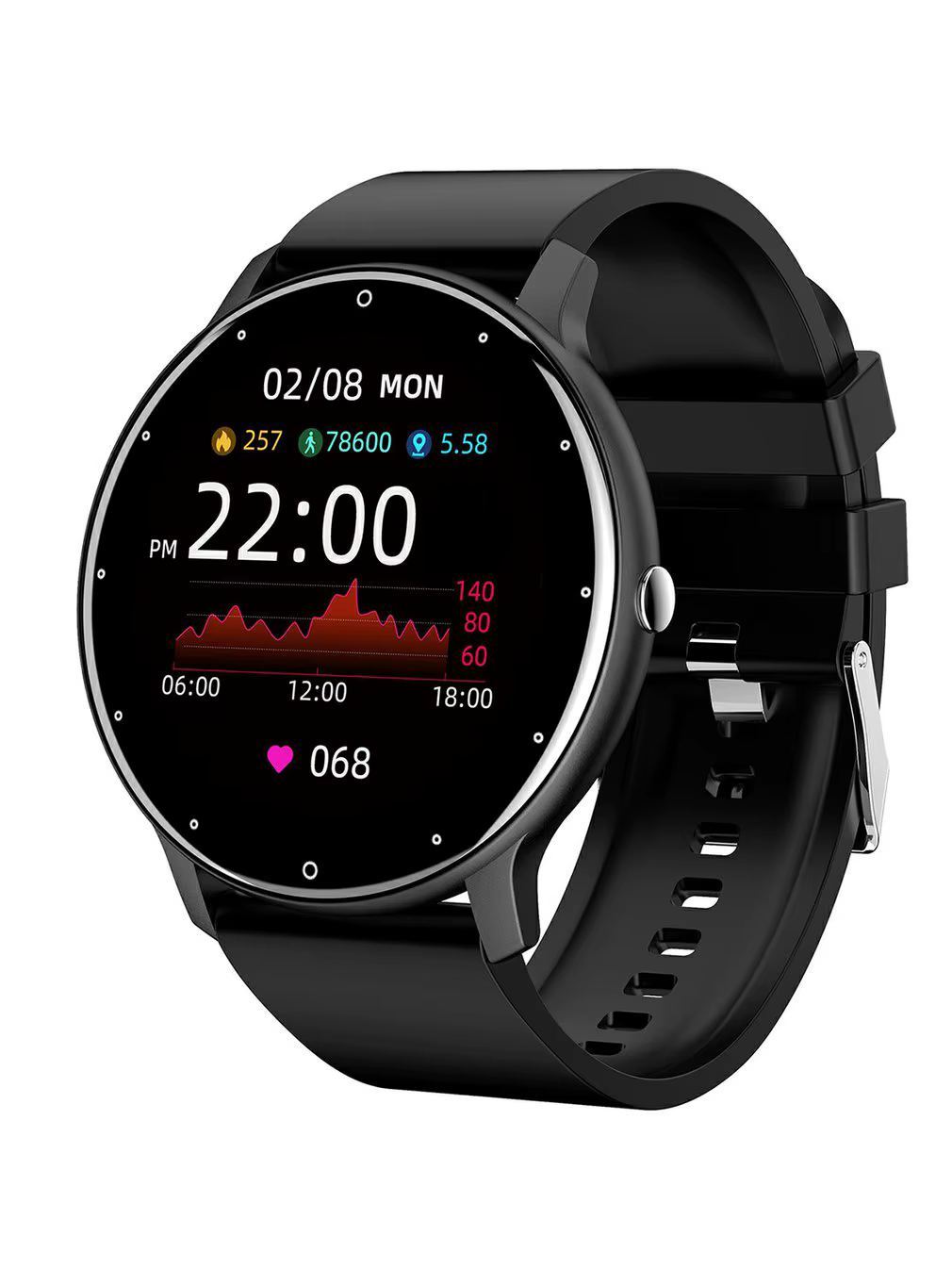 ZL02 montre intelligente plein écran Sport Fitness montre IP67 étanche rappel d'information montre m