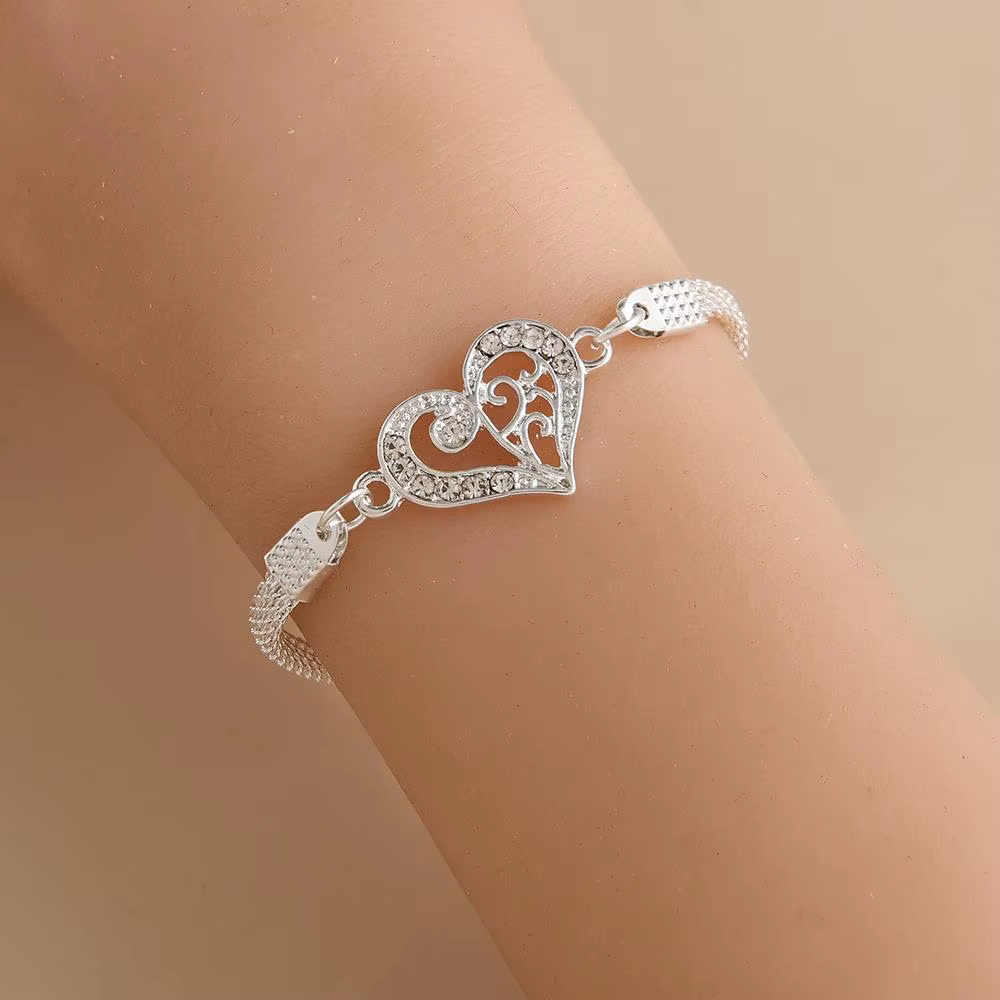 Bracelet croisé polyvalent, chaîne réglable, bijoux à la mode, élégant pour les fêtes, les occasions