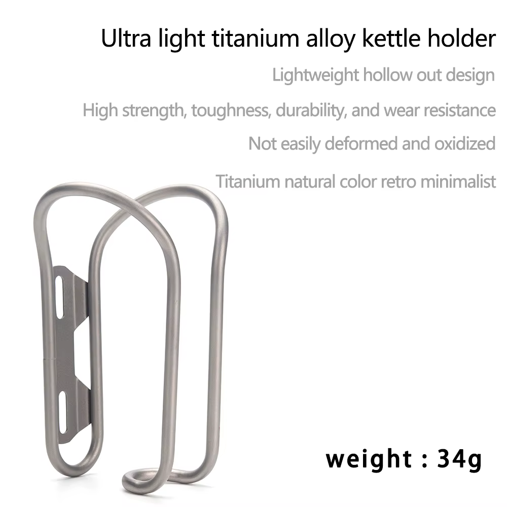 Porte-bouteille de vélo en titane ultraléger porte-bouteille vtt support de bouteille de vélo de rou