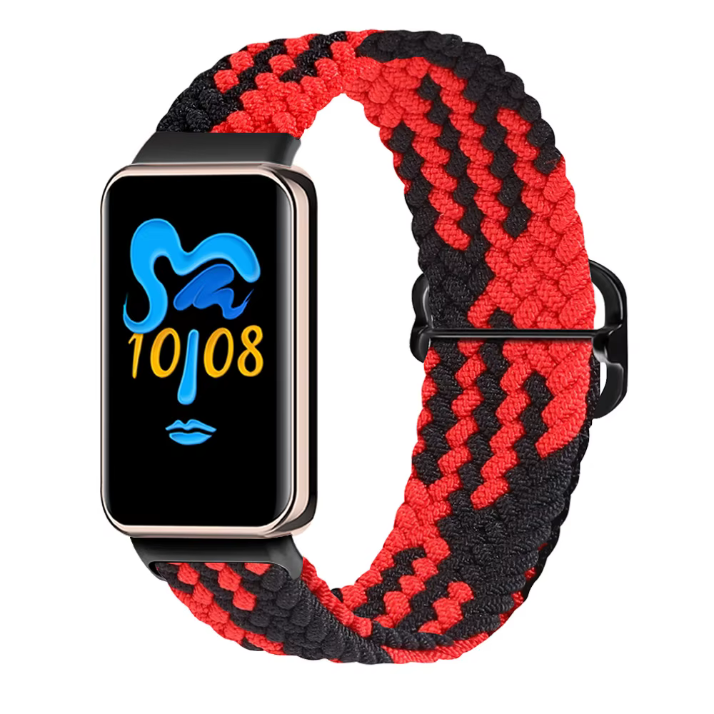 Bracelet Solo en Nylon élastique pour Honor Band 9 Bracelet tricoté tissé boucle tressée pour Huawei