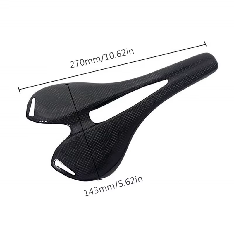Selle de vélo entièrement en Fiber de carbone 3K, siège de vélo de route et vtt, équipement de Cycle
