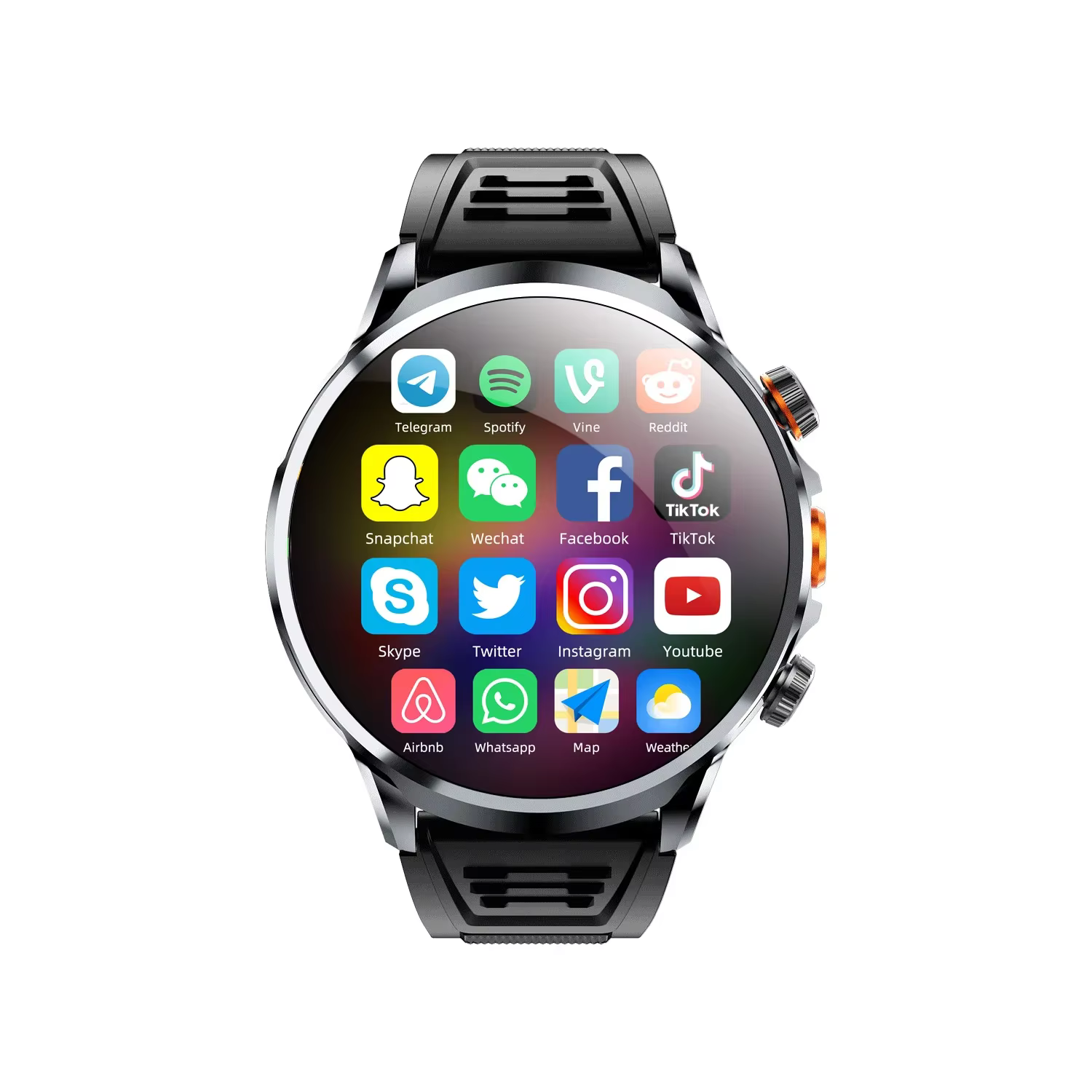 NOUVELLE Montre connectée Android 4G H18, écran large 1,95 pouce 490*490, caméra, appel vidéo, avec 