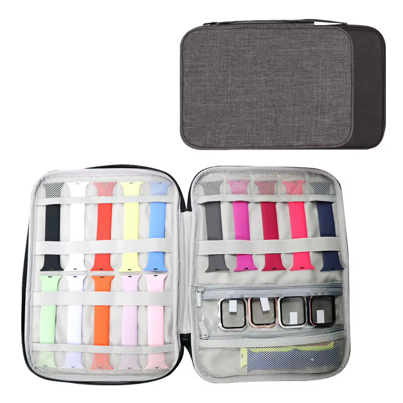 Organisateur de bracelets de montre-support de bracelets de montre, mallette de transport, sac de ra
