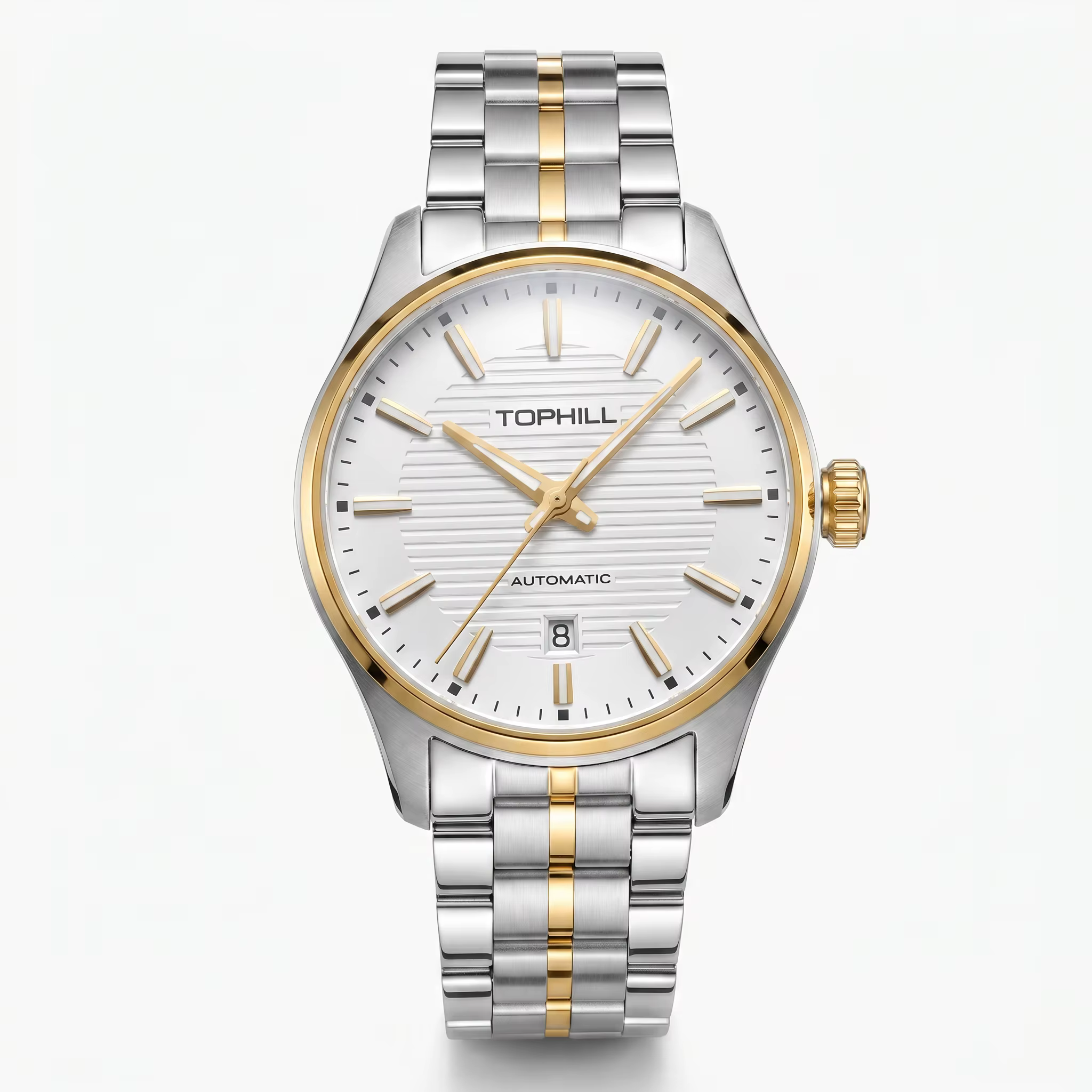 TOPHILL – montre Vintage pour hommes, 40mm, mouvement Miyota 8215, automatique, mécanique, cristal s