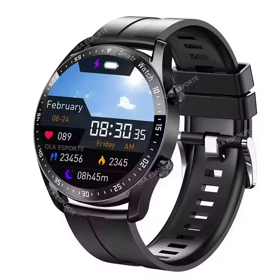 2025 NFC Bluetooth appel montre intelligente hommes plein écran GPS sport Bracelet étanche ECG monit