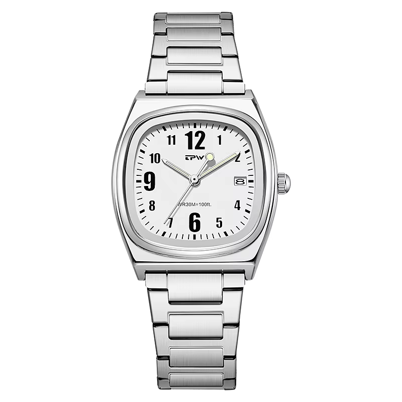 TPW – montre minimaliste pour femmes, grand nombre, facile à lire, lumineuse, dail et aiguilles, boî