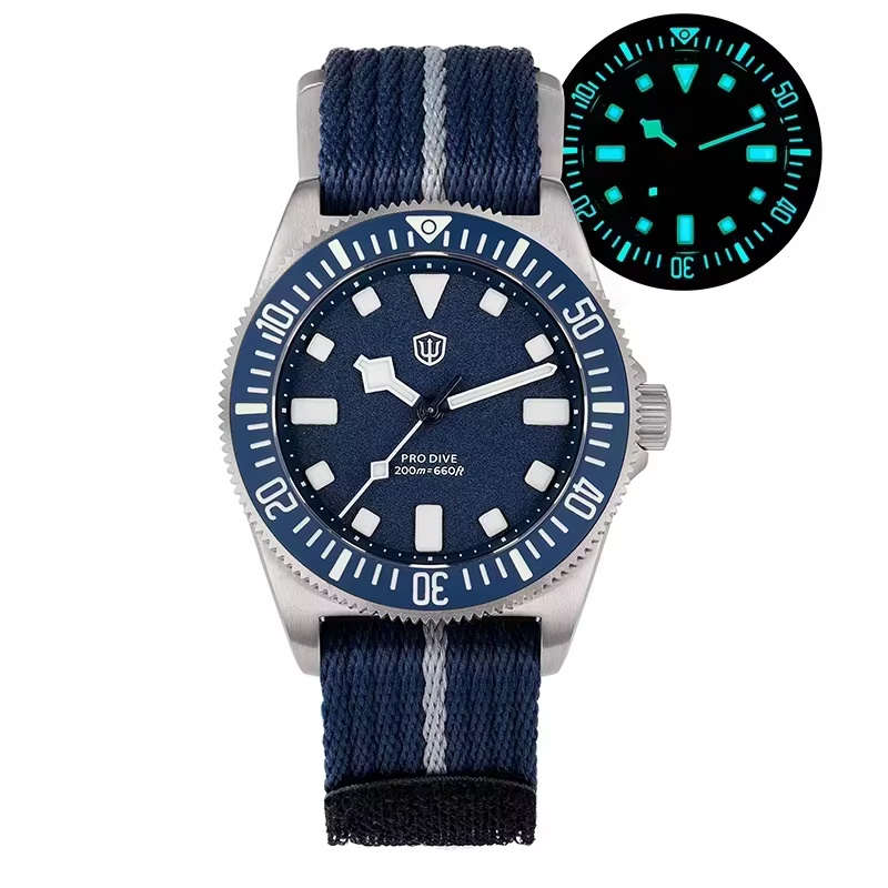 Watchdives EXD V2 montre à Quartz Grade 2 titane VH31 mouvement de balayage montre Vintage saphir cr
