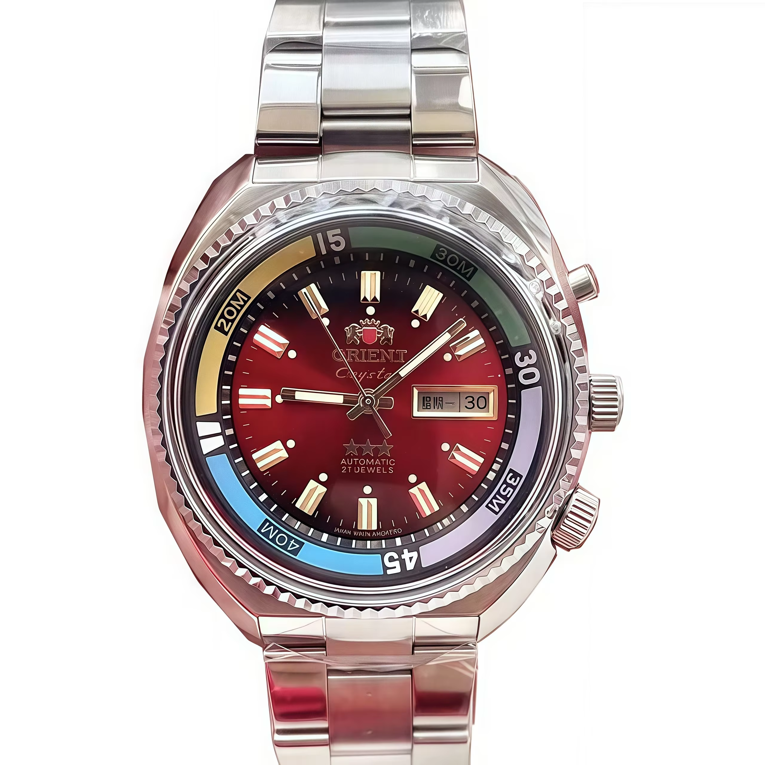 Collection de montres orientales 118A, automatiques, mécaniques, unisexes, mouvement japonais, fonct