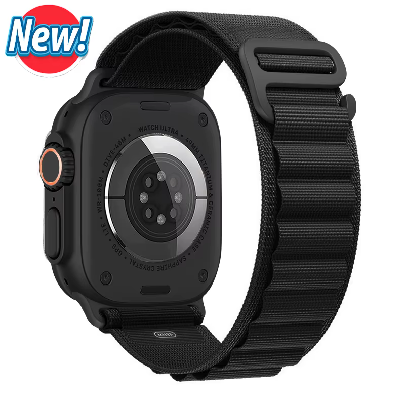 Bracelet à boucle alpine pour Apple watch Ultra 3 2 bandes 49mm 45mm 44mm 40mm 41mm 46mm 42mm Bracel
