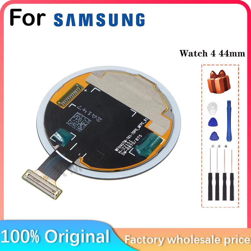 Nouveau pour Samsung Galaxy Watch 4 44mm R-870 R-875 SM-R870 SM-R875 GPS Bluetooth WiFi + LTE LCD éc