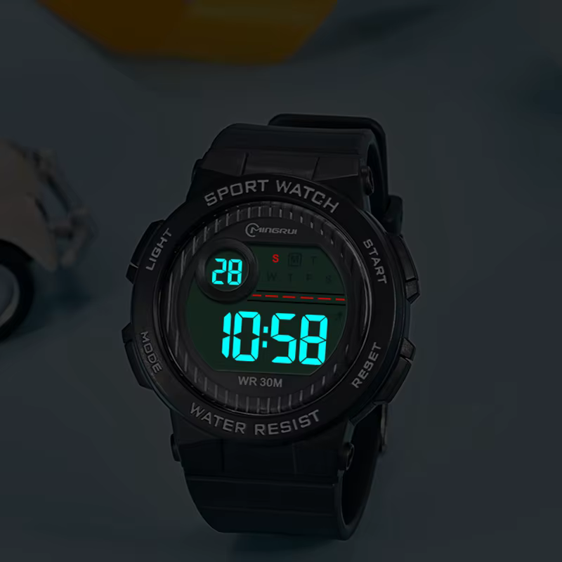 OHSEN enfants Sport montres 30M étanche rose Silicone électronique montre-bracelet chronomètre enfan
