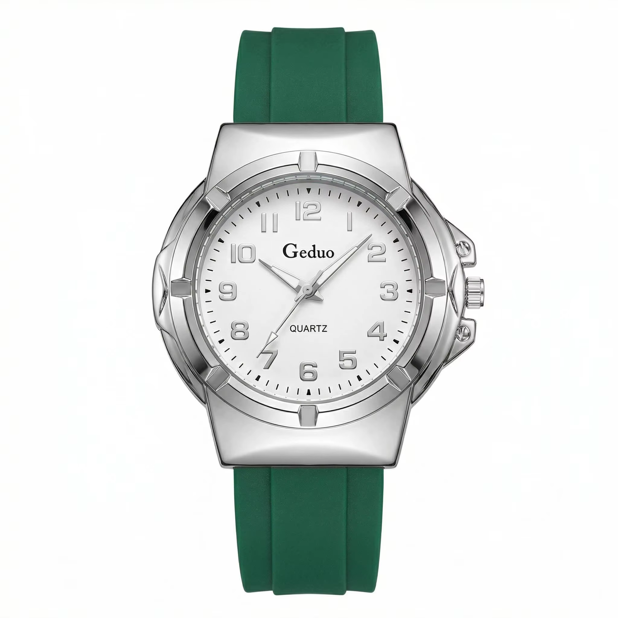 Nouvelle montre sport pour homme, montre-bracelet à quartz en silicone décontractée
