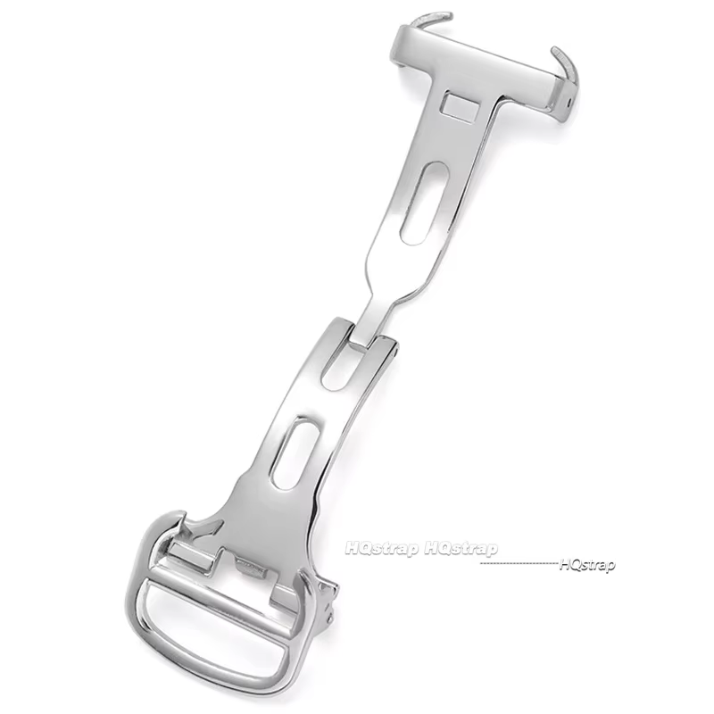 Fermoir pliable pour bracelet de montre Cartier, fermoirs en acier inoxydable, ballon bleu, argent,
