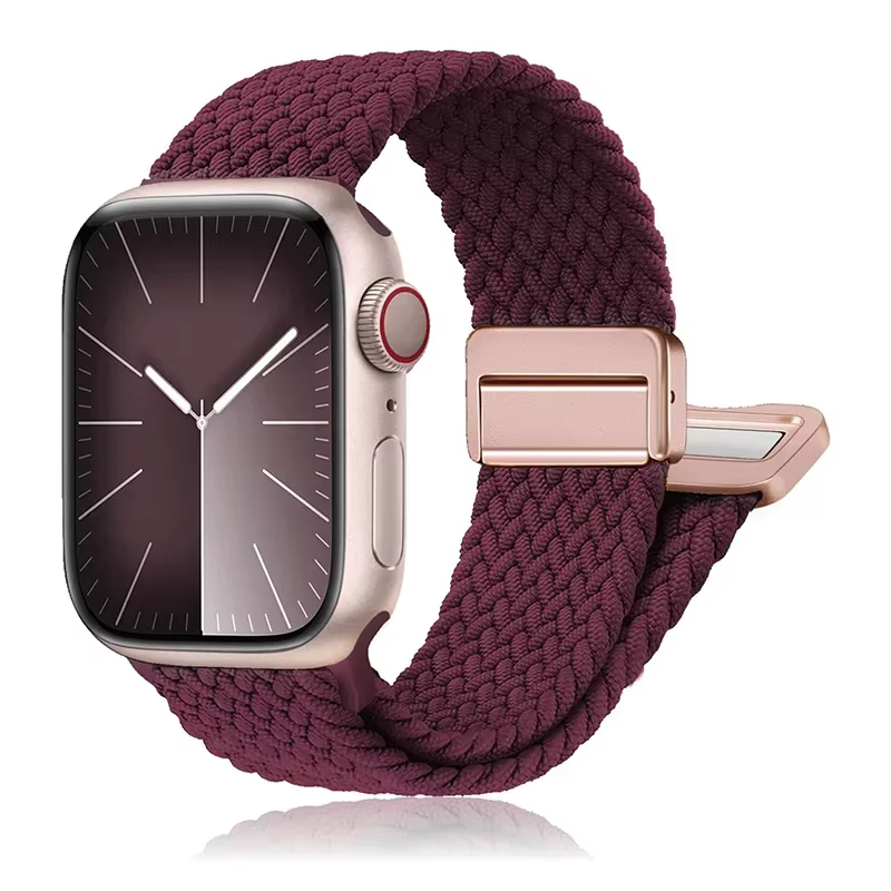 Bracelet tressé pour Bracelets de montre Apple 40 mm 44mm 46mm 42mm 49mm 45mm 41mm 38mm Bracelet IWa