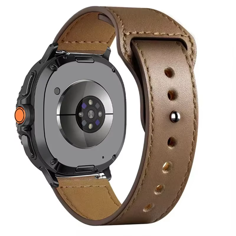 Bracelet en cuir pour Samsung Galaxy Watch 8 Classic/40 44mm, bracelet intelligent pour Galaxy Watch