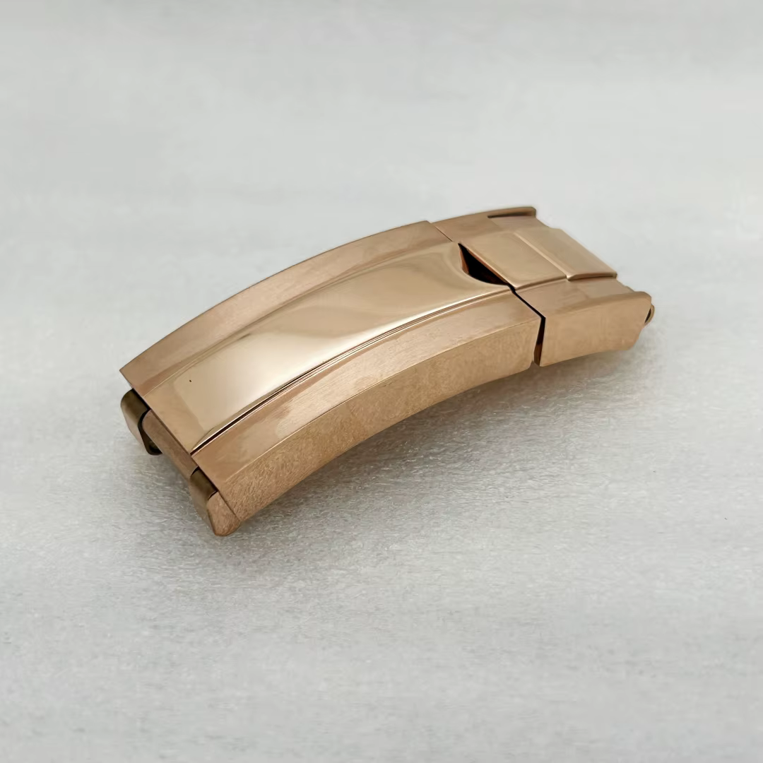 Boîtier de montre pour homme en acier argenté or rose 39,3 mm pour Daytona VK63 OS20, mouvement à qu
