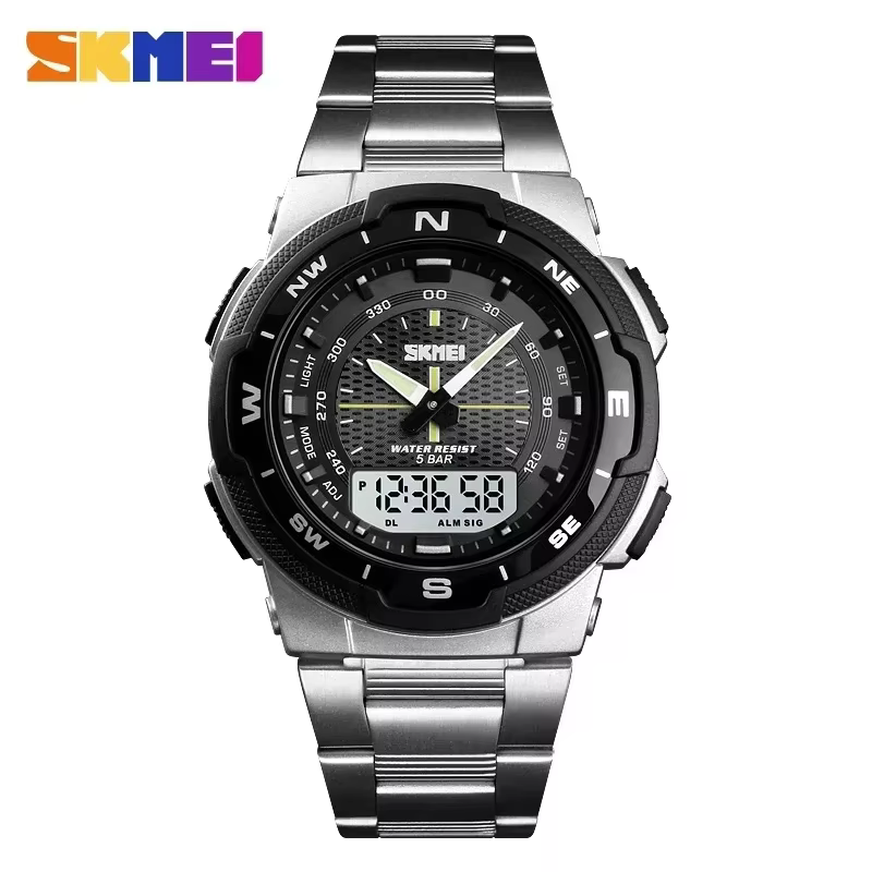 SKMEI 1370 luxe entièrement en acier affaires montre étanche Relogio Masculino montre hommes mode Sp