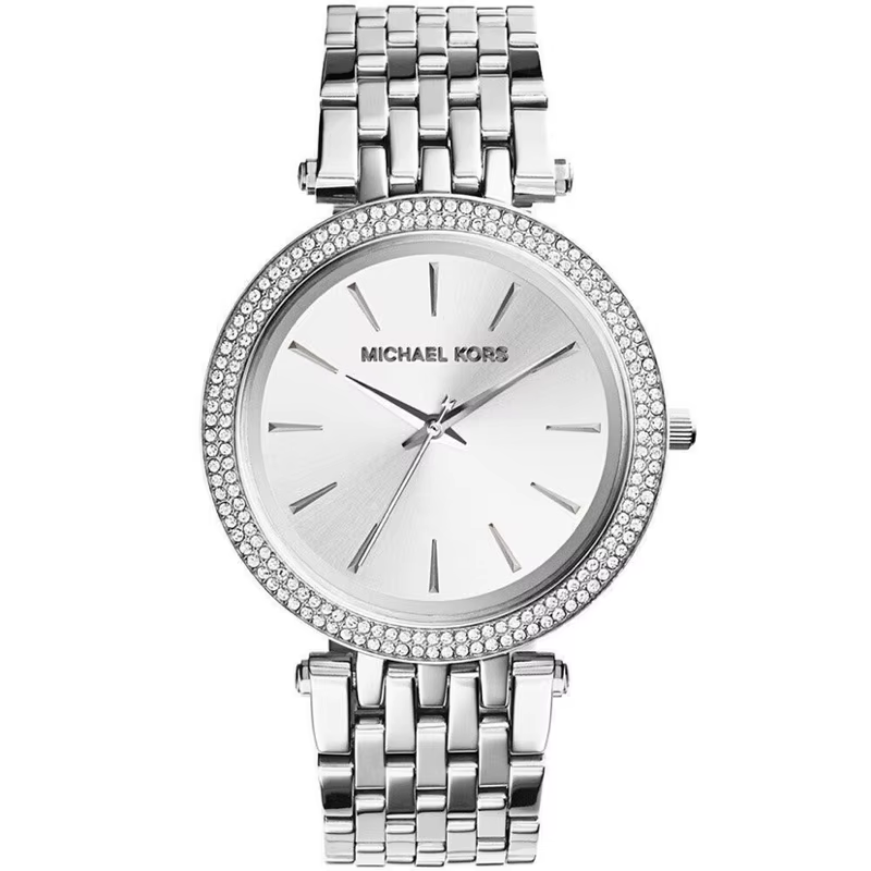 Montre à quartz pour femme Michael Kors MK-3190, incrustée de diamants, design luxueux, étanche, ave