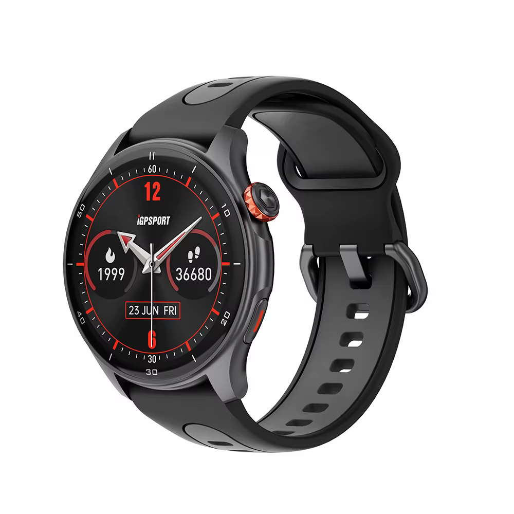 IGPSPORT LW10 montre de Sport intelligente capteur de fréquence cardiaque d'oxygène dans le sang Bra