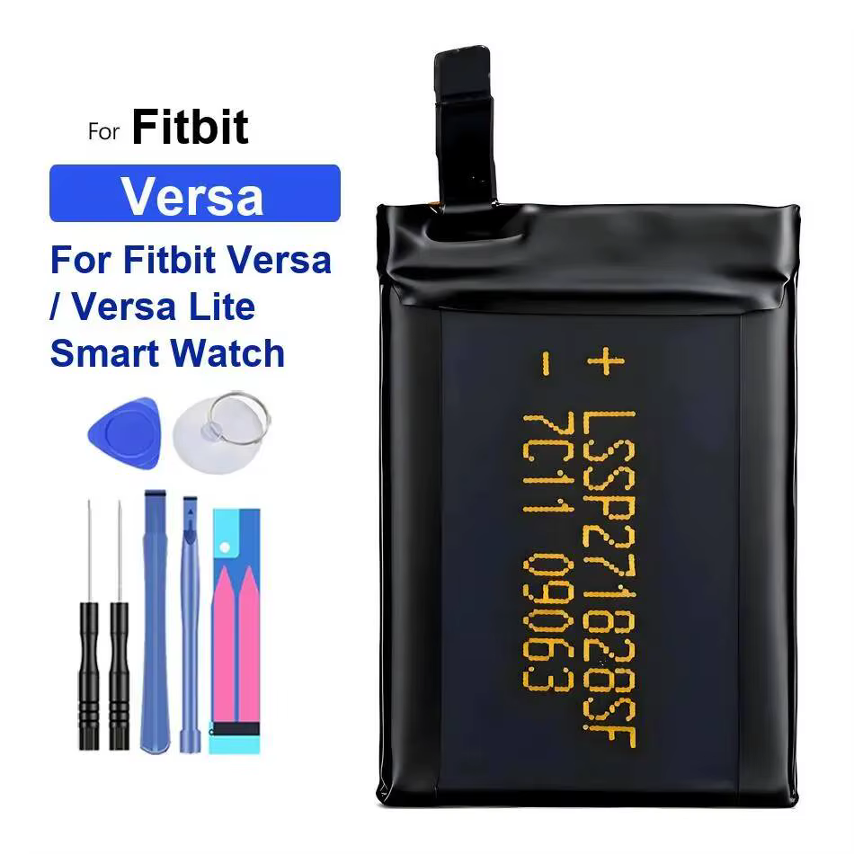 Batterie de montre sécurisée 0-150mAh pour Fitbit Versa 4 pour Smart Sport Watch Lite