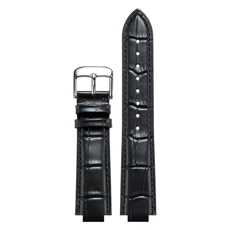 Bracelet de montre convexe en cuir véritable pour l-ouis Vuitton LV tambour Q1121 Q114k Bracelet de 